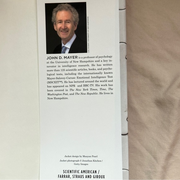 Personal Intelligence by John D. Mayer | Psychology, Self-help | Hardcover Book - Picture 7 of 7